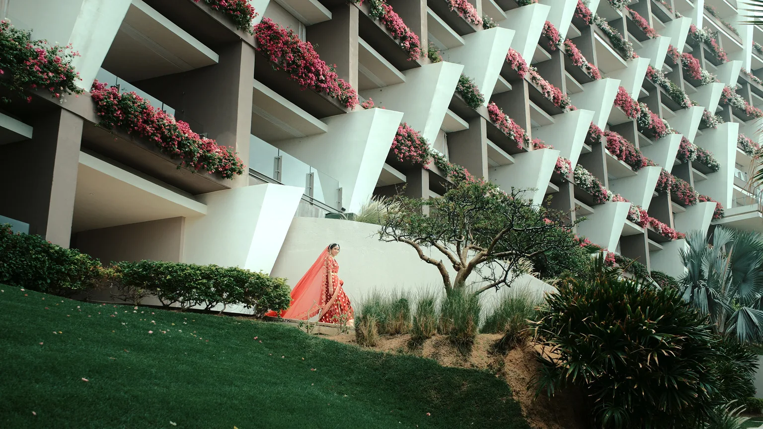 Arquitectura de resort en la Riviera Maya
