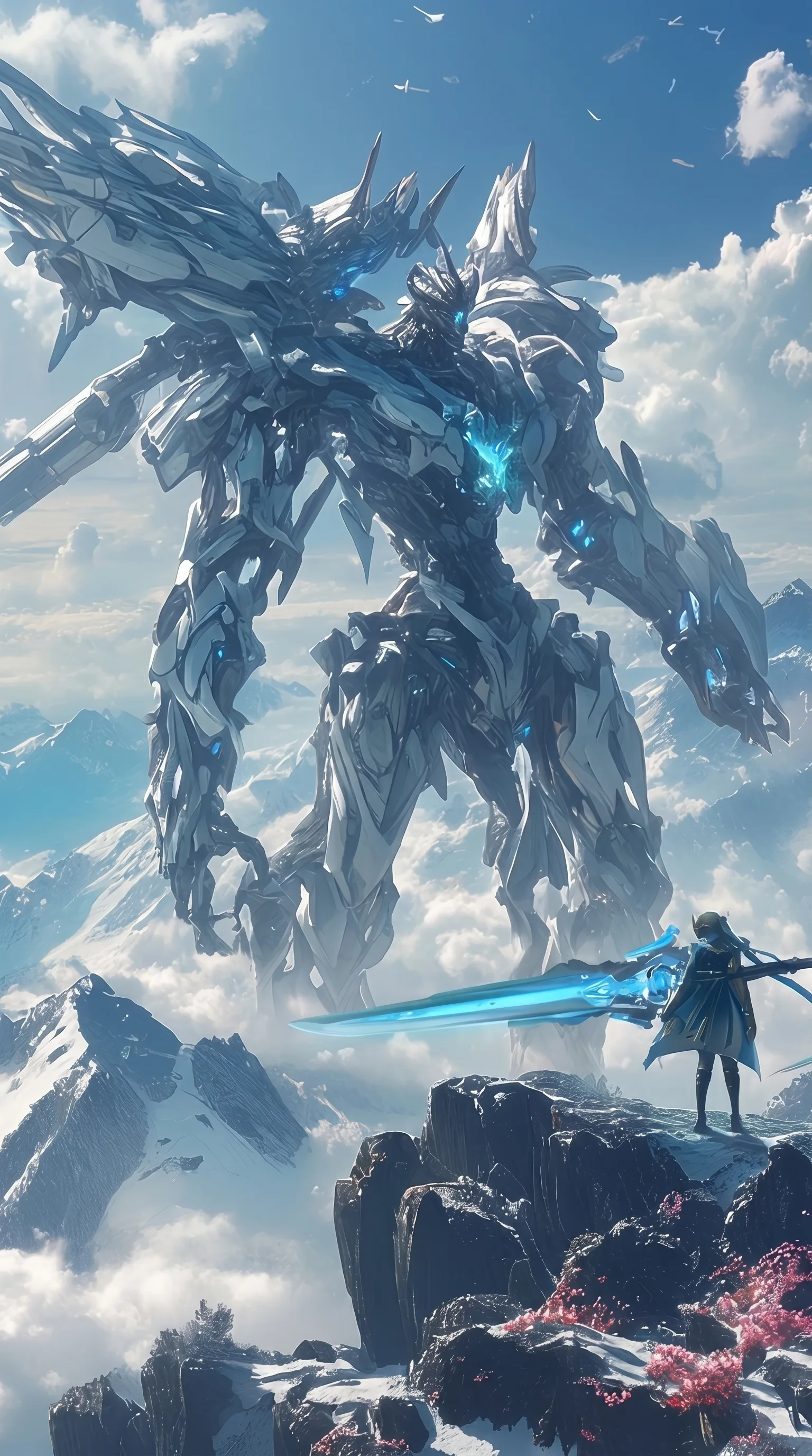Mecha titan · scale shot